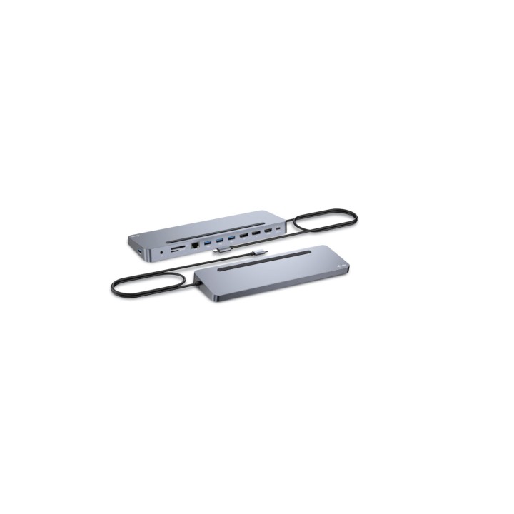 i-tec USB-C Metal Ergonomic 3x 4K Display Docking Station + Power Delivery 100 W