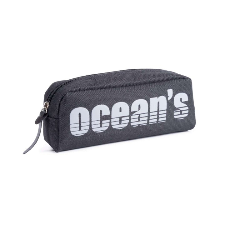 Oceans Wave California Estuche de 1 Cremallera - Tirador Ergonomico - Color Gris Oscuro
