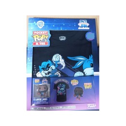 Pop & tee space jam looney tunes lebron james funko + camiseta talla xl