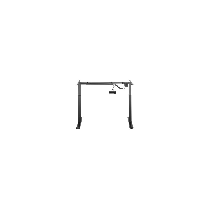 AISENS Bastidor De Escritorio Motorizado, Altura Ajustable Con Panel De Control, 80kg, Negro