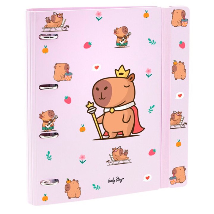 Carpeta anillas Majesty Capibara