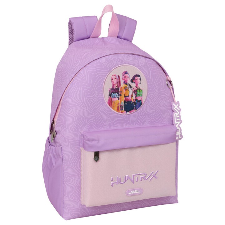 Mochila Iconic Kpop Demon Hunters 42cm adaptable