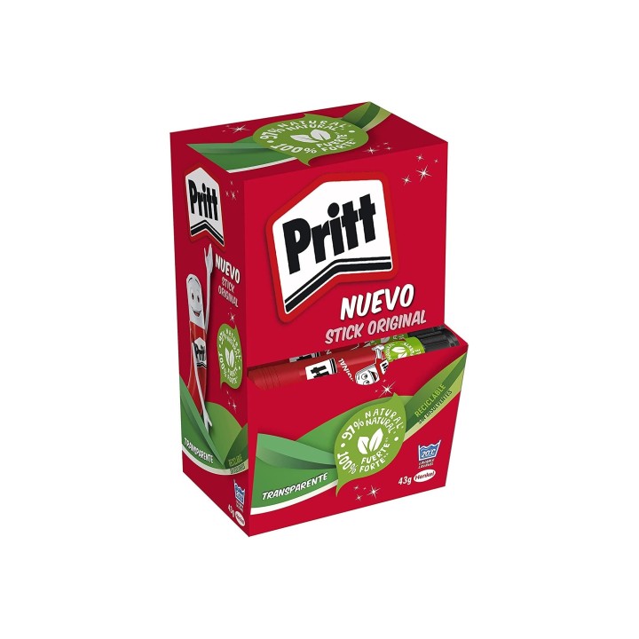 Pritt Barra Adhesiva, pegamento infantil seguro para niños para hacer manualidades, cola universal de adhesión fuerte para