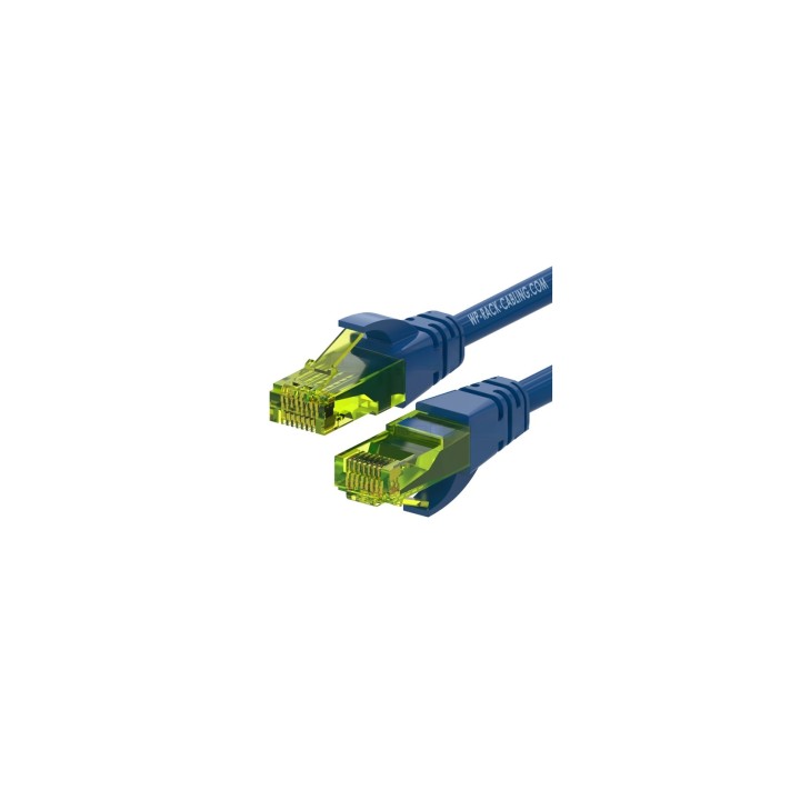 WP WPC-PAT-6AU002B cable de red Azul, Verde 0,2 m Cat6a U/UTP (UTP)
