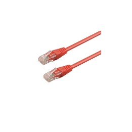 WP WPC-PAT-6U020R cable de red Rojo 2 m Cat6 U/UTP (UTP)