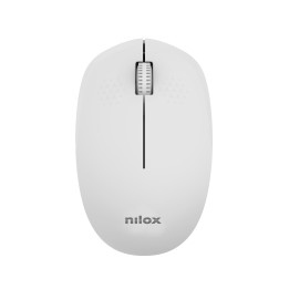 Nilox Ratón Wireless 1000 DPI, 3 botones, Gris