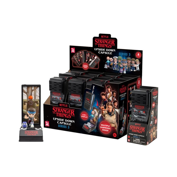 Capsula Walkie Talkie figura sorpresa Stranger Things surtido