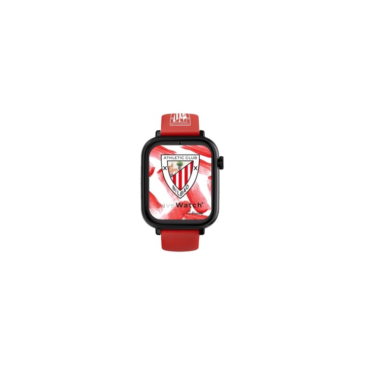Save Family PLUS SmartWatch Ed. Athletic Club Bilbao con GPS y llamada Negro Correa Silicona Roja NO INCLUYE SIM