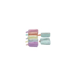 PORTATODO TACTO SUAVE PASTEL DOBLE C/ASA COLORES SURTIDOS LAGART 329272