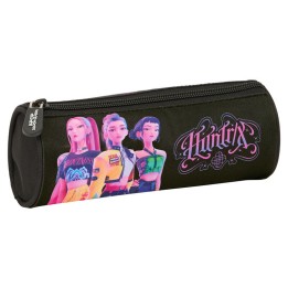 Portatodo redondo Negra Kpop Demon Hunters