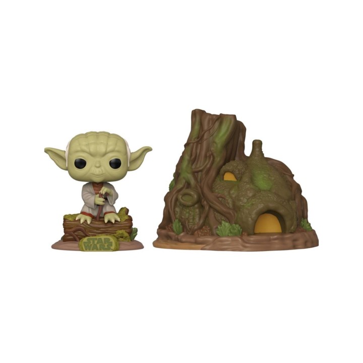Funko pop deluxe star wars empire strikes back cabaña de yoda 40th aniversario 46765