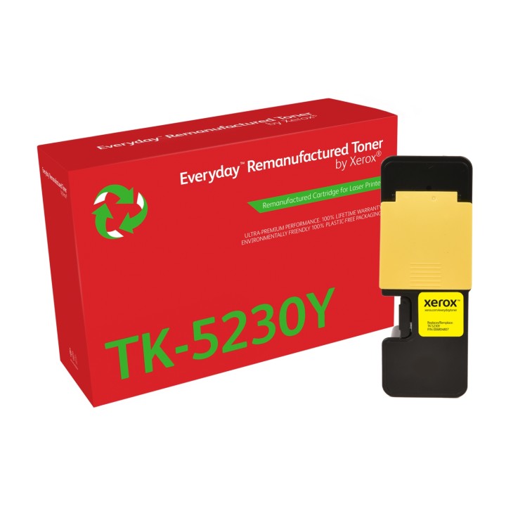 Remanufacturado Everyday Tóner Everyday™ Amarillo remanufacturado de Xerox es compatible con Kyocera TK-5230Y, Capacidad