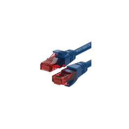WP WPC-PAT-6U002B cable de red Azul, Rojo 0,2 m Cat6 U/UTP (UTP)