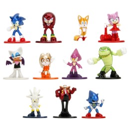Figura sobre sorpresa metalfigs Sonic the Hedgehog 4cm surtido