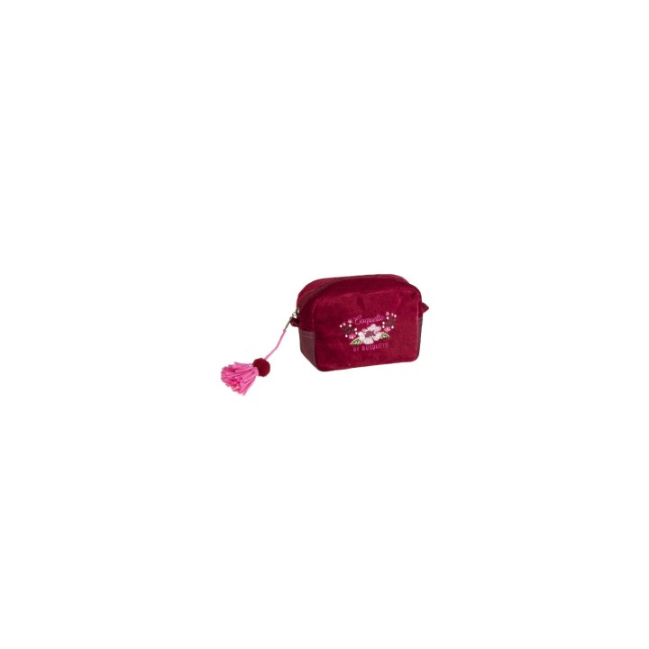 ESTUCHE CUADRADO NECESER COQUETTE BY BUSQUETS 16 X 11 X 8 CM. COQUETTE 16020090700
