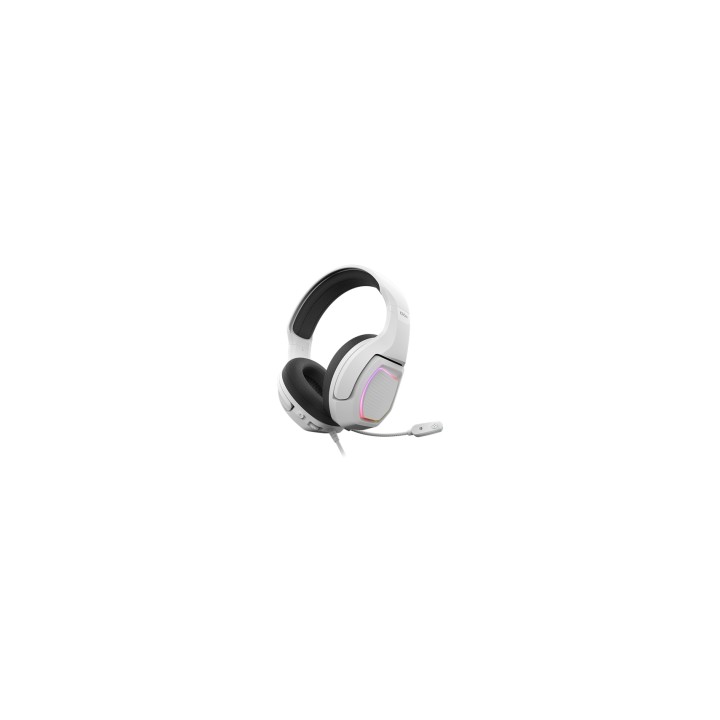 Krom Kopa 7.1 Auriculares Alámbrico Diadema Juego Negro, Blanco
