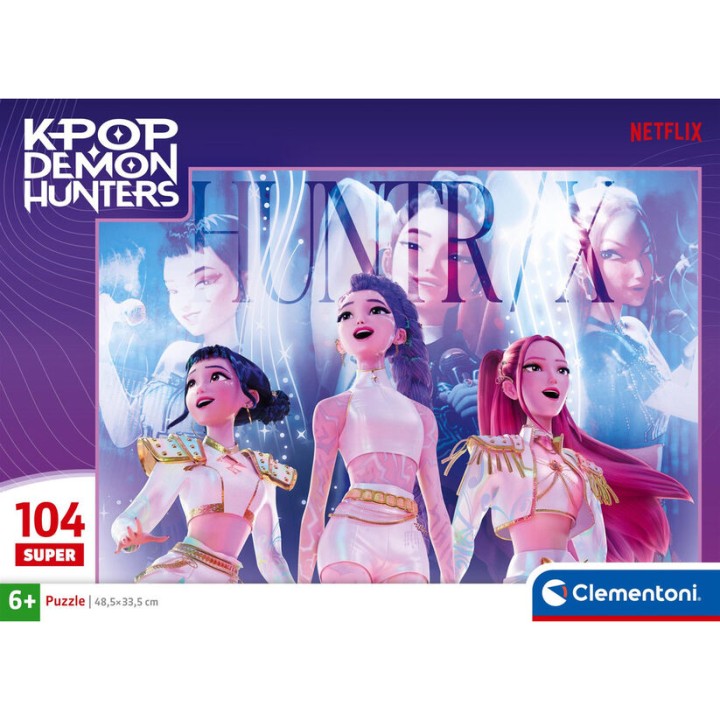 Puzzle 1 Super Kpop Demon Hunters 104pzs