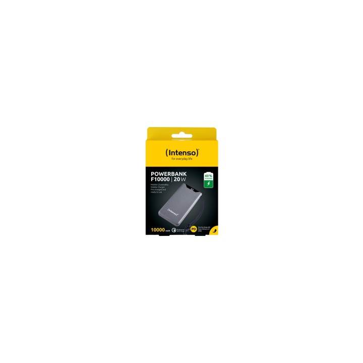 Intenso 7332034 batería externa Polímero de litio 10000 mAh Gris