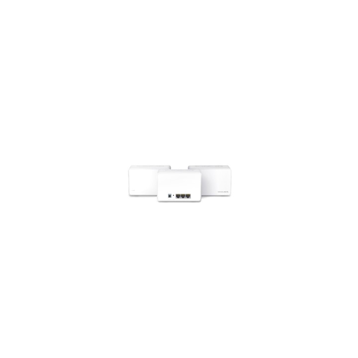 Mercusys Halo H80X(3-pack) Doble banda (2,4 GHz / 5 GHz) Wi-Fi 6 (802.11ax) Blanco Interno