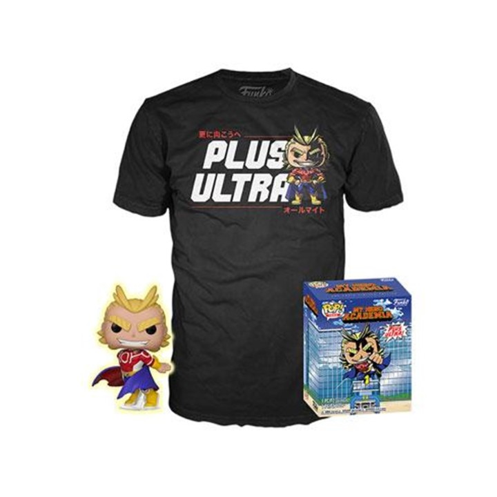 Pop & tee my hero academia all might funko + camiseta talla m ut - 56664m
