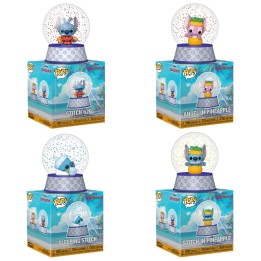 Figura Mystery Mini Bola de Nieve Disney Stitch surtido