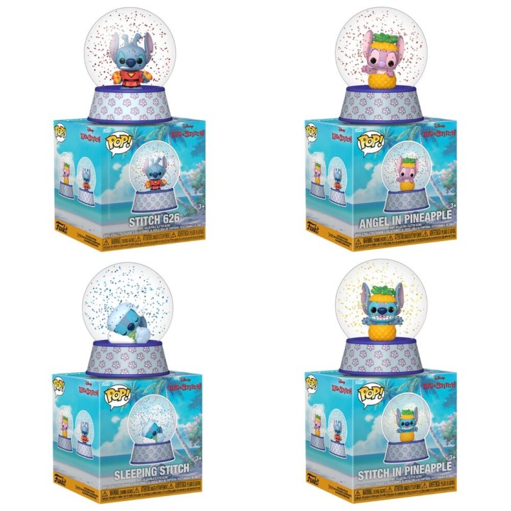 Figura Mystery Mini Bola de Nieve Disney Stitch surtido