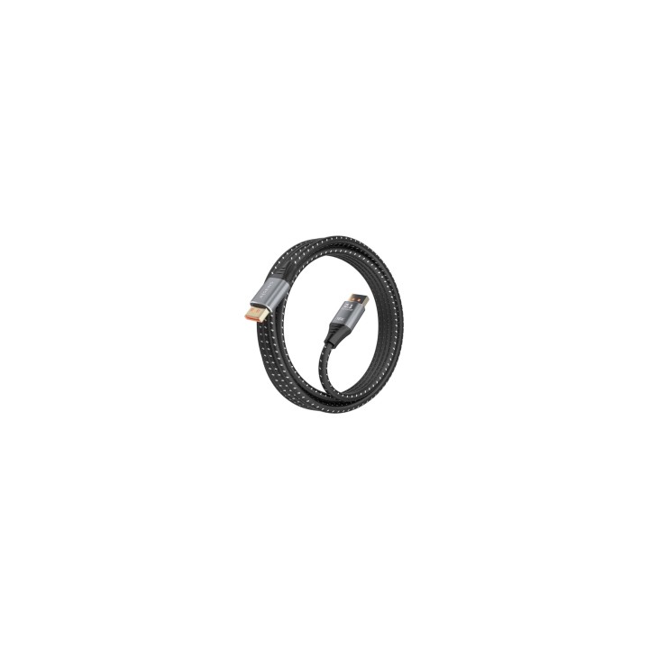 AISENS Cable DisplayPort V2.1 16K@60Hz 80 Gbps, DP/M-DP/M, Negro, 2.0m