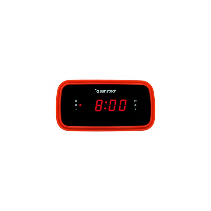 Sunstech FRD60 Reloj Negro, Rojo
