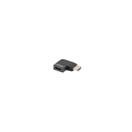 Lanberg AD-HDMI-10 adaptador de cable de vídeo HDMI tipo A (Estándar) Negro, Plata