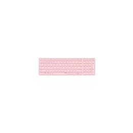Rapoo E9700M teclado Oficina RF Wireless + Bluetooth QWERTY Portugues Rosa