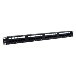 Phasak Panel de transferencia 19" 24P Cat.6A UTP RJ45 DUAL 1U - PU 2421