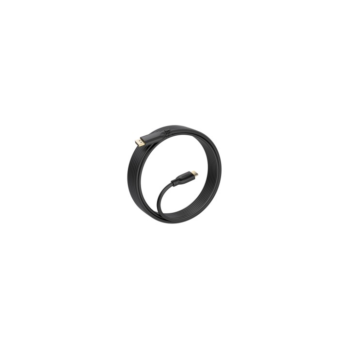 AISENS A125-0920 adaptador de cable de vídeo 5 m DisplayPort HDMI Negro