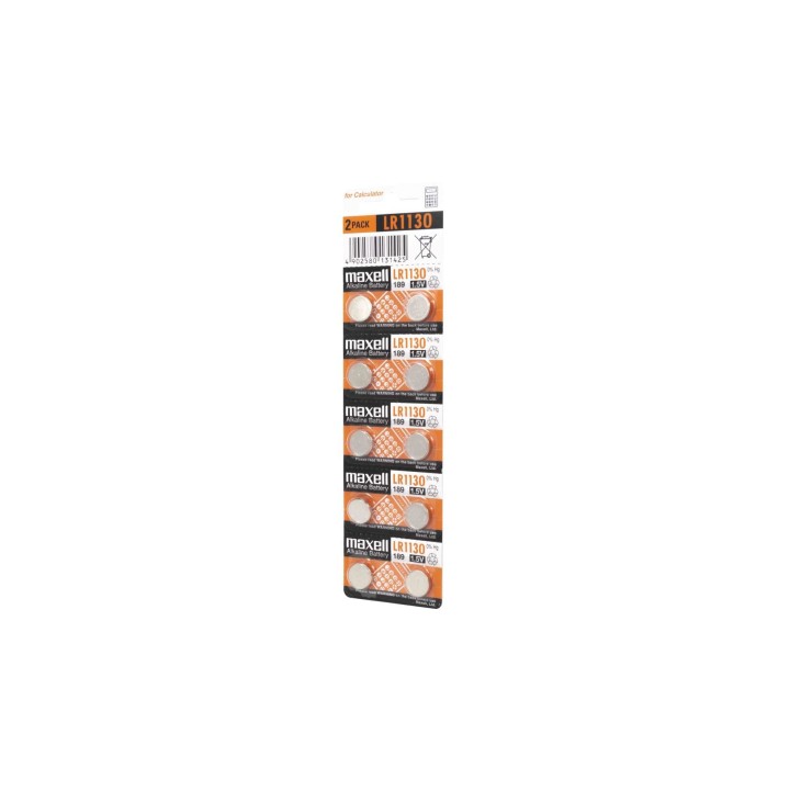Maxell 11717100 pila doméstica Batería de un solo uso LR1130 Alcalino