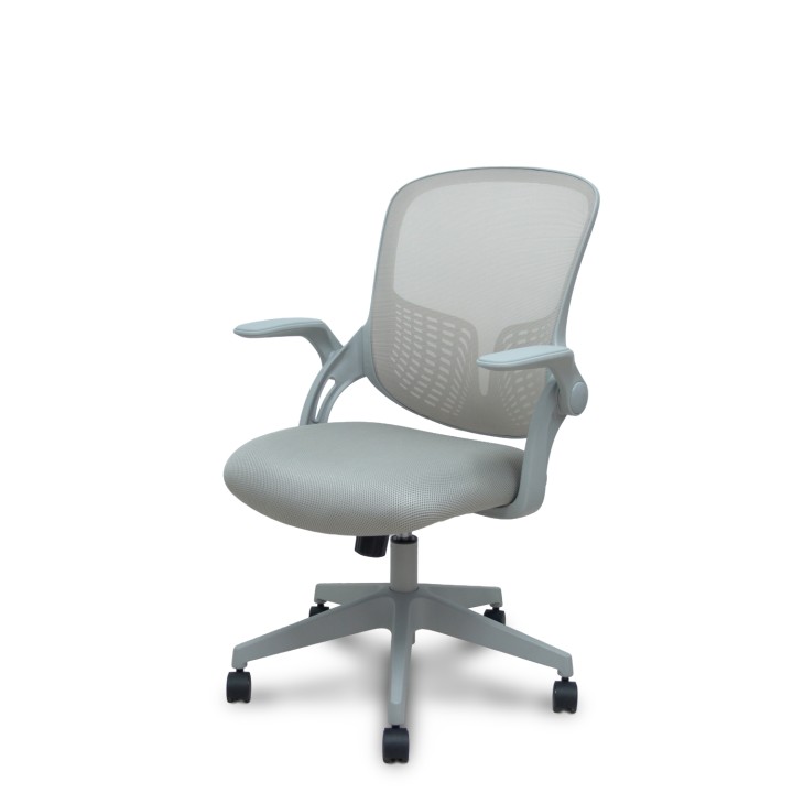 Piqueras y Crespo Silla Opti544 gris respaldo malla gris asiento 3D gris
