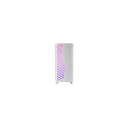 Mars Gaming MC-VOLT, Caja Gaming ATX, Ventilador ARGB 120mm, Rejilla Frontal ARGB, Ventana Lateral Completa Cristal Templado,