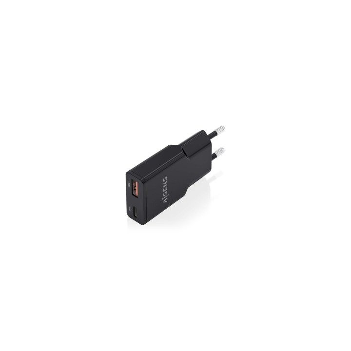 AISENS ASCH-30W2P047-BK cargador de dispositivo móvil Cámara digital, MP3, MP4, Teléfono móvil, Navegante, Portátil, Consola de