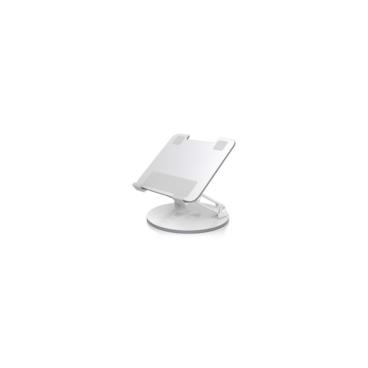 AISENS Soporte de Sobremesa Giratorio Ajustable Para Portatil / Tablet 7-13, Plata