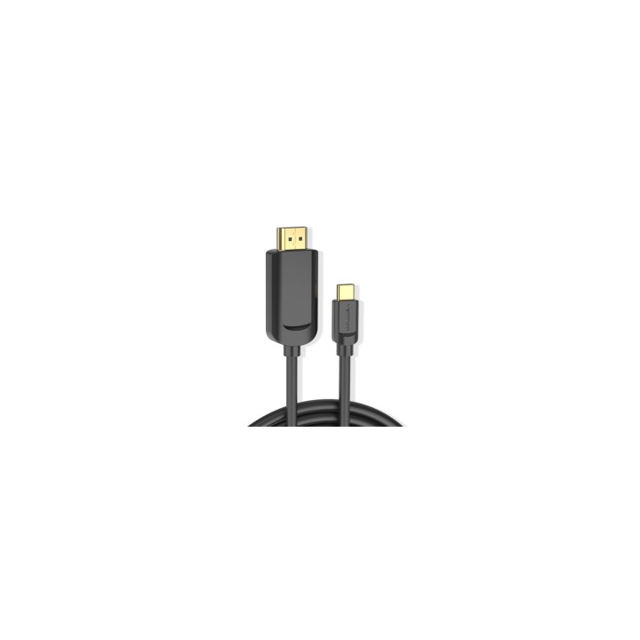 Vention Cable Conversor HDMI 1.4 4K CGUBG/ USB Tipo-C Macho - HDMI Macho/ 1.5m/ Negro
