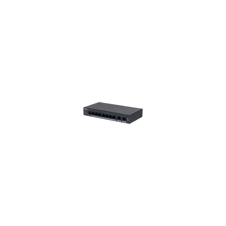 Dahua Technology DH-CS4010-8GT-110 switch Gestionado L2 Gigabit Ethernet (10/100/1000) Energía sobre Ethernet (PoE) Negro