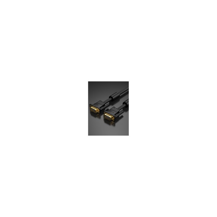 Vention Cable SVGA DAEBF/ VGA Macho - VGA Macho/ 1m/ Negro