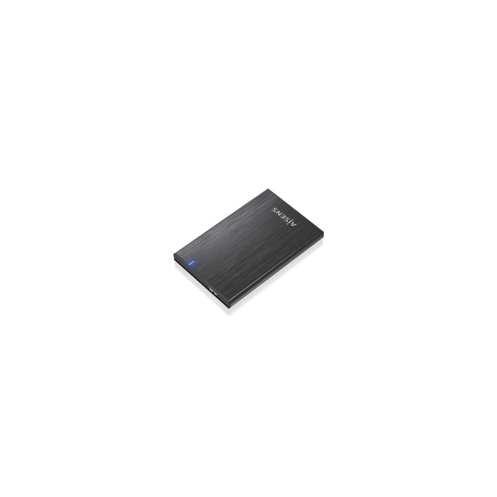 AISENS Caja externa 2.5" ASE-2528B 9.5mm SATA a USB 3.0/USB3.1 Gen1, Negro
