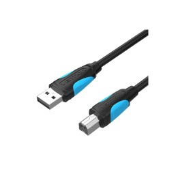 Vention Cable USB 2.0 Impresora VAS-A16-B100/ USB Tipo-B Macho - USB Macho/ 2m/ Negro