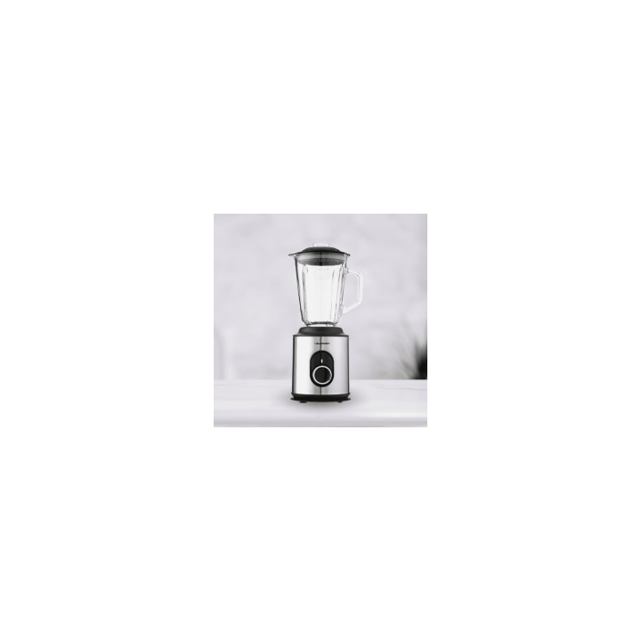 Blaupunkt BP4002 licuadora 1,5 L Batidora de vaso 1000 W Negro, Acero inoxidable, Transparente
