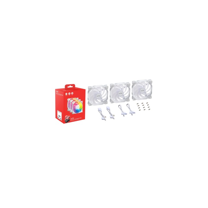 XPG VENTO 120 ARGB PWM Carcasa del ordenador Ventilador 12 cm Blanco 3 pieza(s)