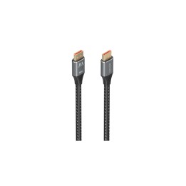 AISENS Cable DisplayPort V2.1 16K@60Hz 80 Gbps, DP/M-DP/M, Negro, 1.5m