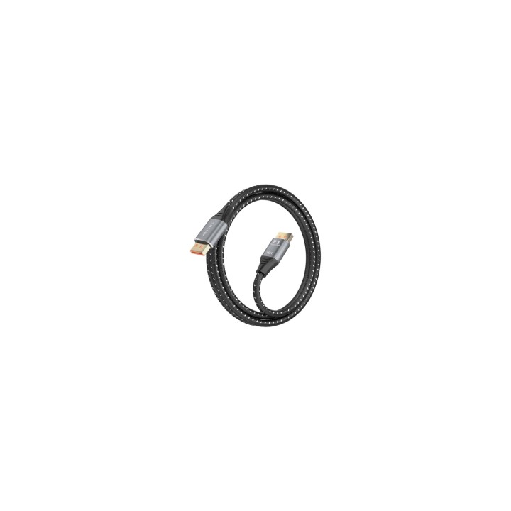 AISENS Cable DisplayPort V2.1 16K@60Hz 80 Gbps, DP/M-DP/M, Negro, 1.5m