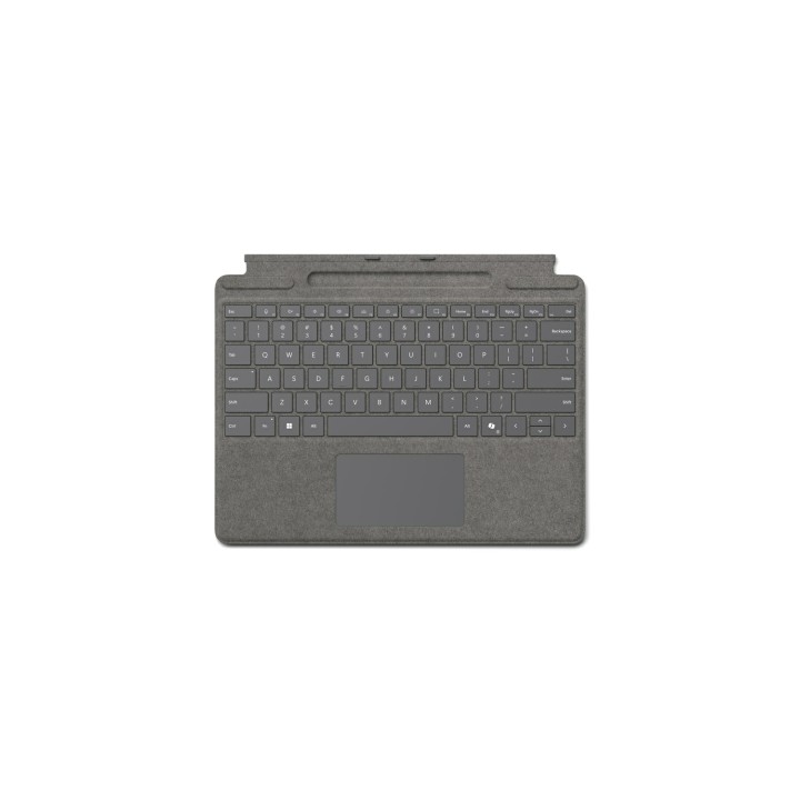 Microsoft 8XB-00197 teclado para móvil Microsoft Cover port Platino