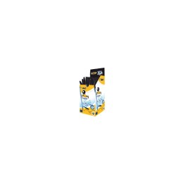BIC Cristal Soft Negro Bolígrafo Medio 50 pieza(s)