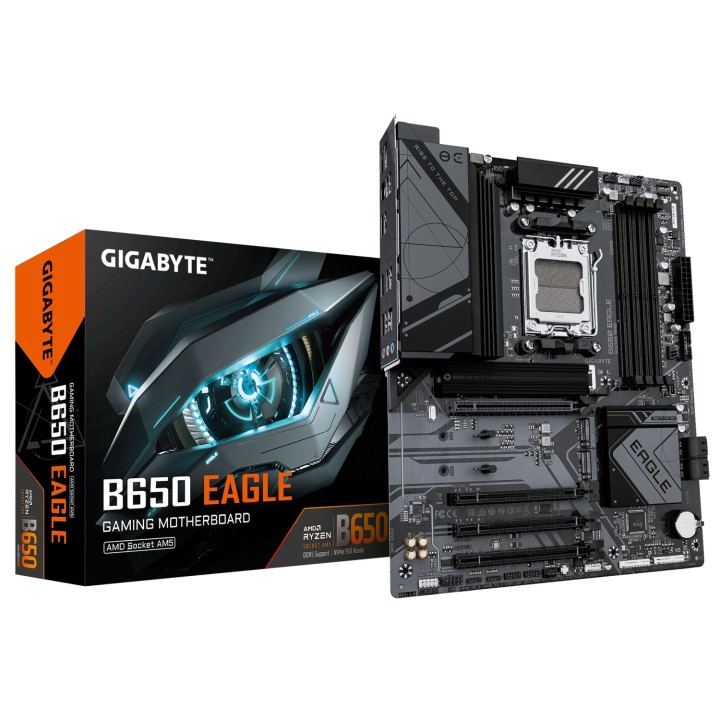 GIGABYTE B650 EAGLE Placa base - AMD Ryzen serie 9000, VRM de 12+2+2 fases, hasta 7600 MHz DDR5 (OC), 1xPCIe 5.0 + 2xPCIe 4.0