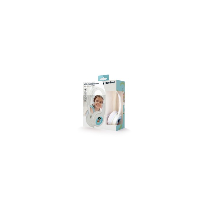 Gembird MHP-JR-W auricular y casco Auriculares Alámbrico Diadema Música Blanco
